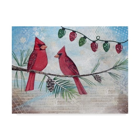 Let Your Art Soar 'Snow Birds' Canvas Art,18x24
